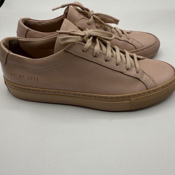 Woman by Common Projects Tournament Low Top Sneakers Pink‎ Size 37 - Picture 6 of 11